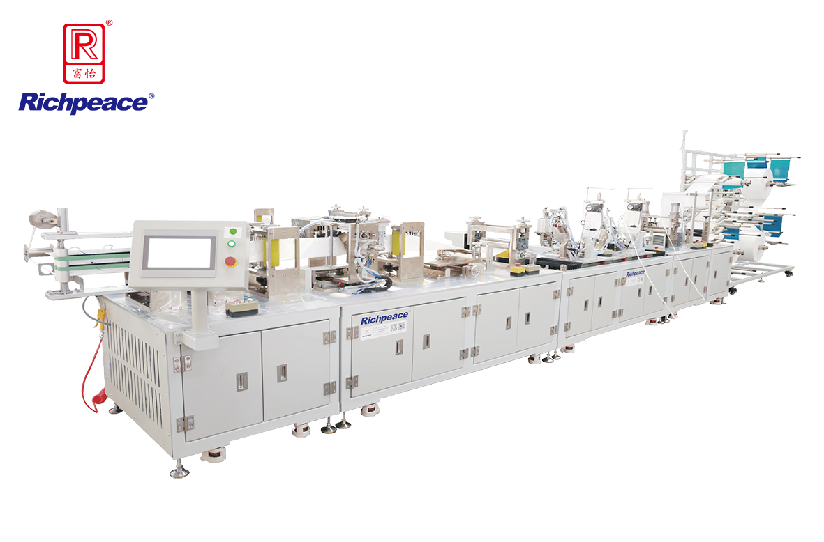 富怡全自動折疊口罩連續型生產線 （焊頭帶）