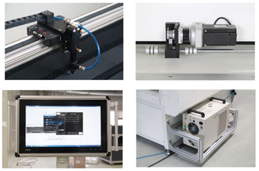 富怡汽車天窗擋風網專用激光切割機