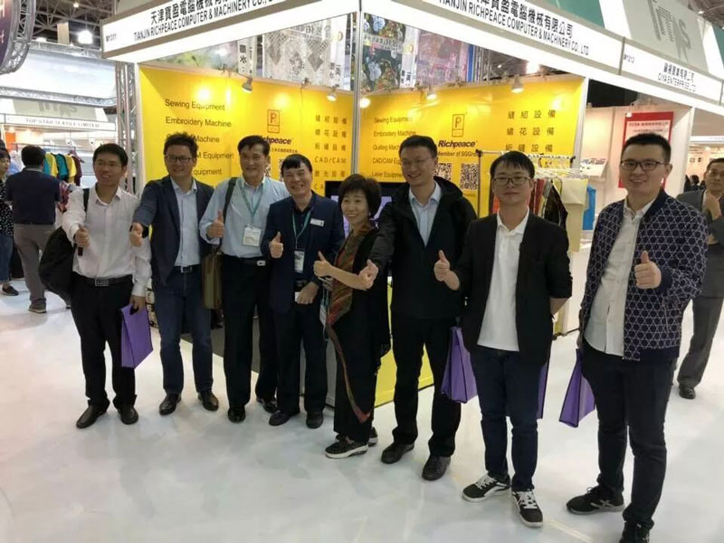 TITAS臺北紡織展，富怡展品備受青睞！